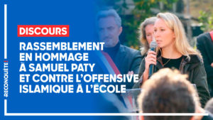 Read more about the article Discours – Rassemblement en hommage à Samuel Paty et contre l’offensive islamique à l’École