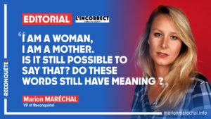 Editorial - Marion Maréchal - transgenderism